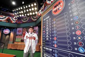 2018MLBドラフトに臨むカーター・スチュワート=2018年(ゲッティ=共同)