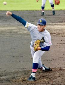 黒沢尻工戦で9回1失点完投した青森山田・堀田