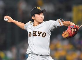 6日の阪神戦、6番手投手として登板した増田大