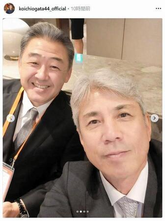 　緒方耕一氏のインスタグラム（ｋｏｉｃｈｉｏｇａｔａ４４＿ｏｆｆｉｃｉａｌ）より