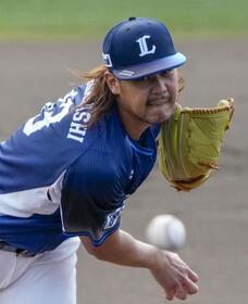 　オリックスとの練習試合に先発し、３回１失点の西武・高橋
