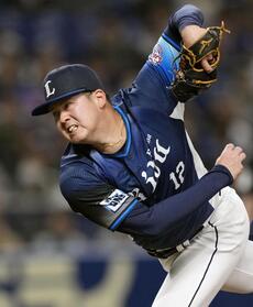 　５回を無失点と好投した渡辺
