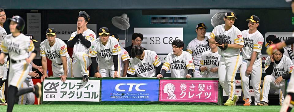 　オリックスと引き分けに終わったソフトバンクナイン