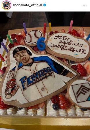 中田翔氏インスタグラム（ｓｈｏｎａｋａｔａ＿ｏｆｆｉｃｉａｌ）より