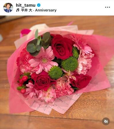 　多村仁志氏のインスタグラム（＠ｈｉｔ＿ｔａｍｕ）から