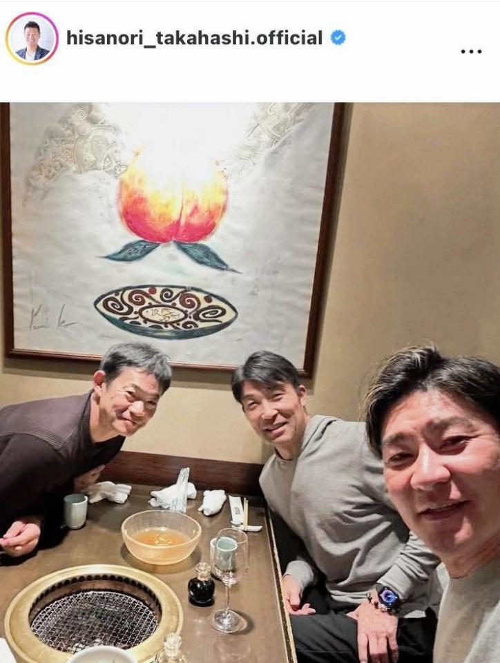 　高橋尚成氏のインスタグラム（＠ｈｉｓａｎｏｒｉ＿ｔａｋａｈａｓｈｉ．ｏｆｆｉｃｉａｌ）から