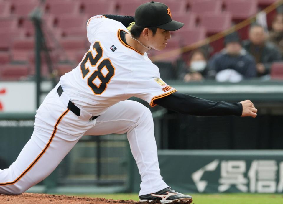 　トライアウトに参加していた高橋礼＝１１月