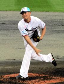 　ライブＢＰに登板した奥川