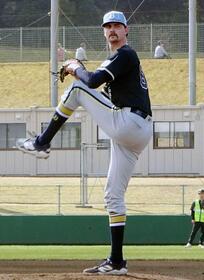 　打撃練習に登板したジェリー