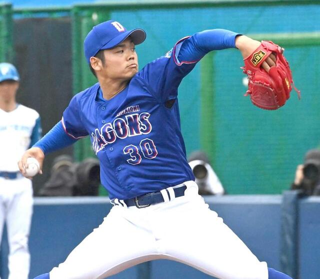 　１回を無失点に抑えた根尾