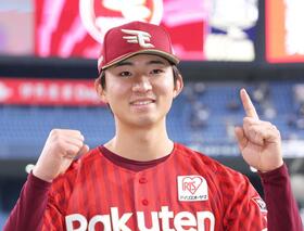 ８回無失点の好投で開幕戦白星を飾った荘司（撮影・立川洋一郎）