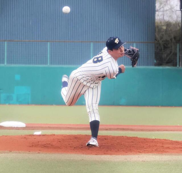 １４奪三振を記録した上武大・木口