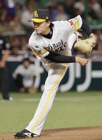 　西武戦に先発した徐若熙