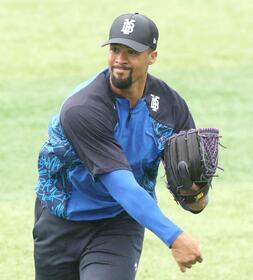 　チームに合流したデュプランティエ（撮影・石井剣太郎）