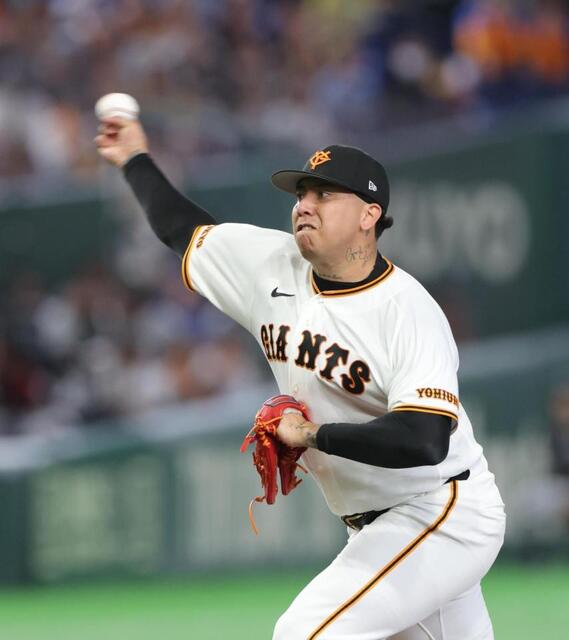 巨人マタが3回1安打無失点で降板