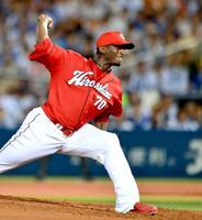 力強い投球で2勝目を挙げたヒース(撮影・村中拓久)