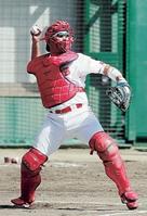 フェニックス・リーグの巨人戦に先発出場した石原(撮影・出月俊成)