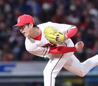 　８回２失点と好投した森下（撮影・市尻達拡）