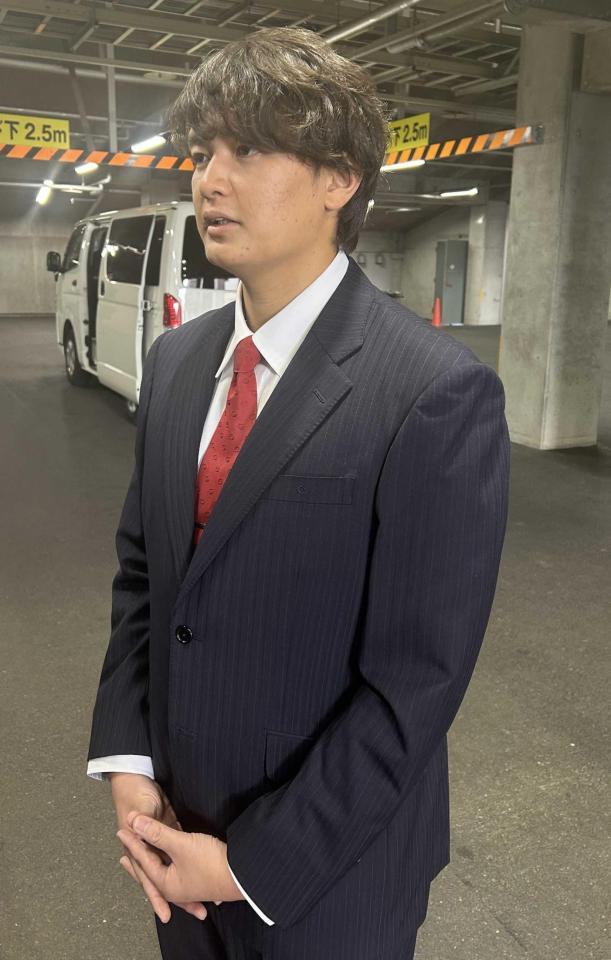 　マツダスタジアムを訪れた大道