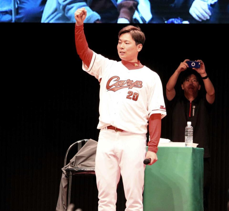 　来季の打席での目標をバント成功率１００％とした栗林