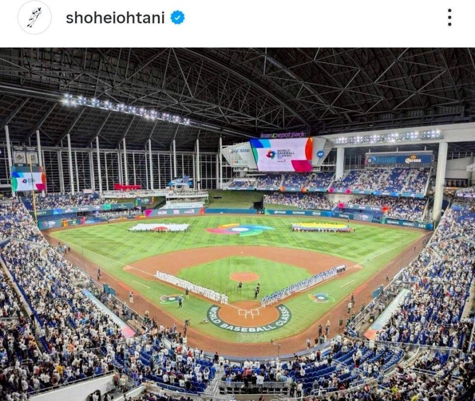 　大谷翔平のインスタグラム（ｓｈｏｈｅｉｏｈｔａｎｉ）より