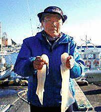 新年早々、大型ヤリイカ２３匹の好釣果で竿頭になった望月準司さん