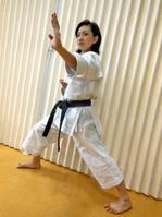 五輪実施競技入りを目指す空手の宇佐美里香さん