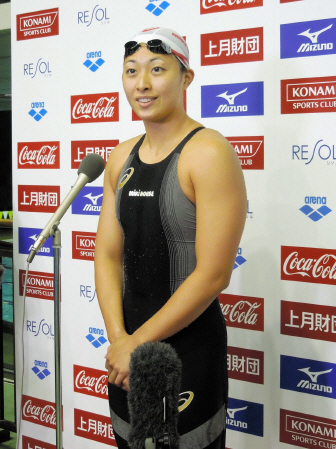 女子２００メートル平泳ぎで７位に終わった鈴木聡美