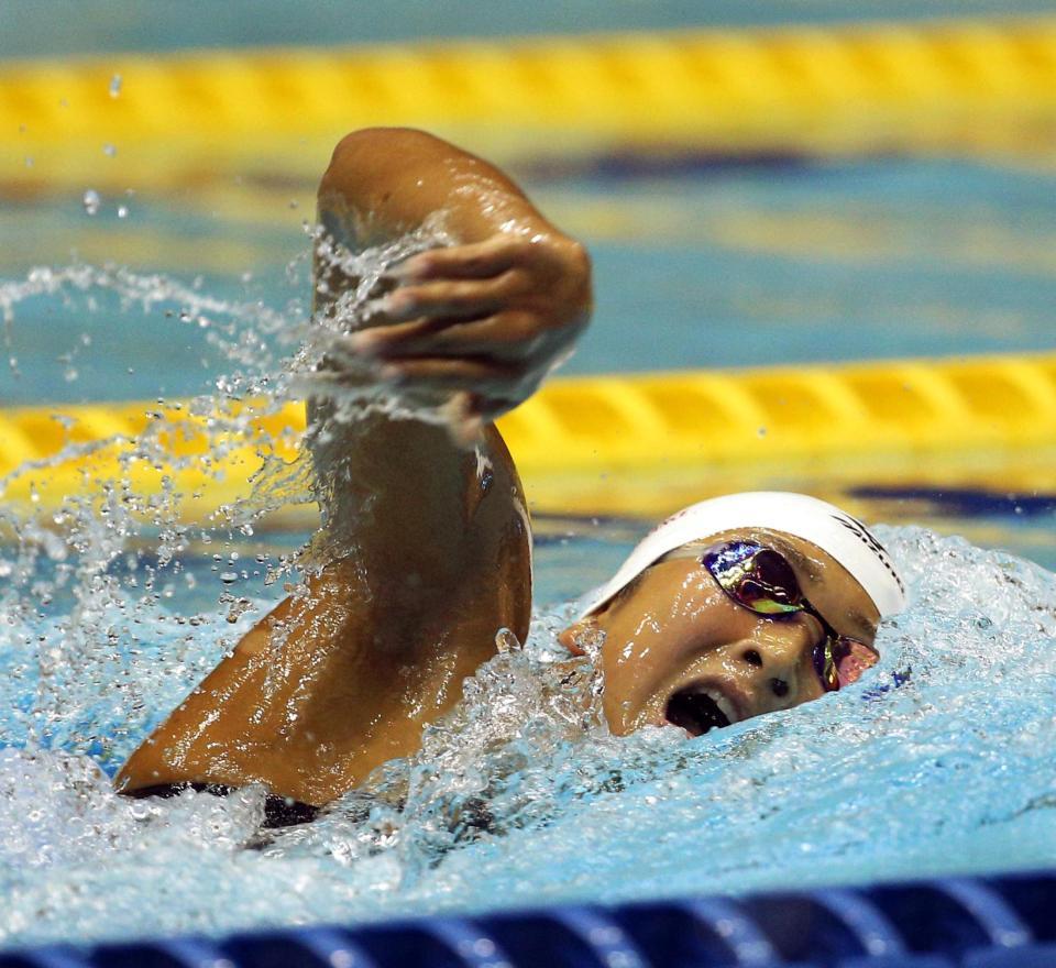 　女子２００メートルで大会新の１分５８秒１７で優勝した池江璃花子