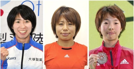 左から伊藤舞、福士加代子、田中智美