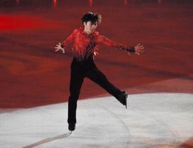 今季のSP「天国への階段」を披露する宇野昌磨