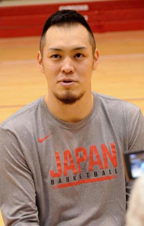 ３人制バスケの代表候補となった永吉佑也＝味の素ナショナルトレーニングセンター