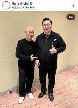 　松久信幸氏のインスタグラム（ｔｈｅｒｅａｌｎｏｂｕ）より 