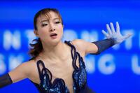 　演技する坂本花織