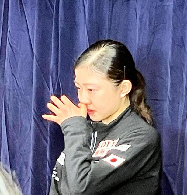 5位転落の千葉百音が一夜明けで涙