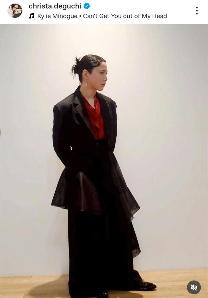 　出口クリスタのインスタグラム（ｃｈｒｉｓｔａ．ｄｅｇｕｃｈｉ）より