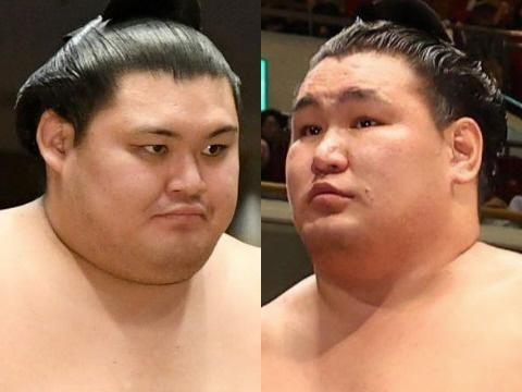 （左から）大の里、豊昇龍