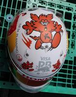 　ＲＢ・ホンダＲＢＰＴの角田裕毅が使用するヘルメット（撮影・神子素慎一）