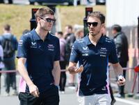 　アルピーヌのジャック・ドゥーハンとピエール・ガスリー（撮影・神子素慎一）