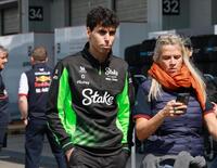 　サーキット入りしたザウバー・フェラーリのガブリエル・ポルトレト（撮影・神子素慎一）