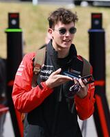 　ハース・フェラーリのオリバー・ベアマン（撮影・神子素慎一）