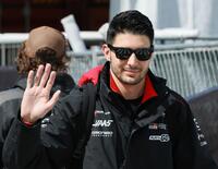 　ハース・フェラーリのエステバン・オコン（撮影・神子素慎一）