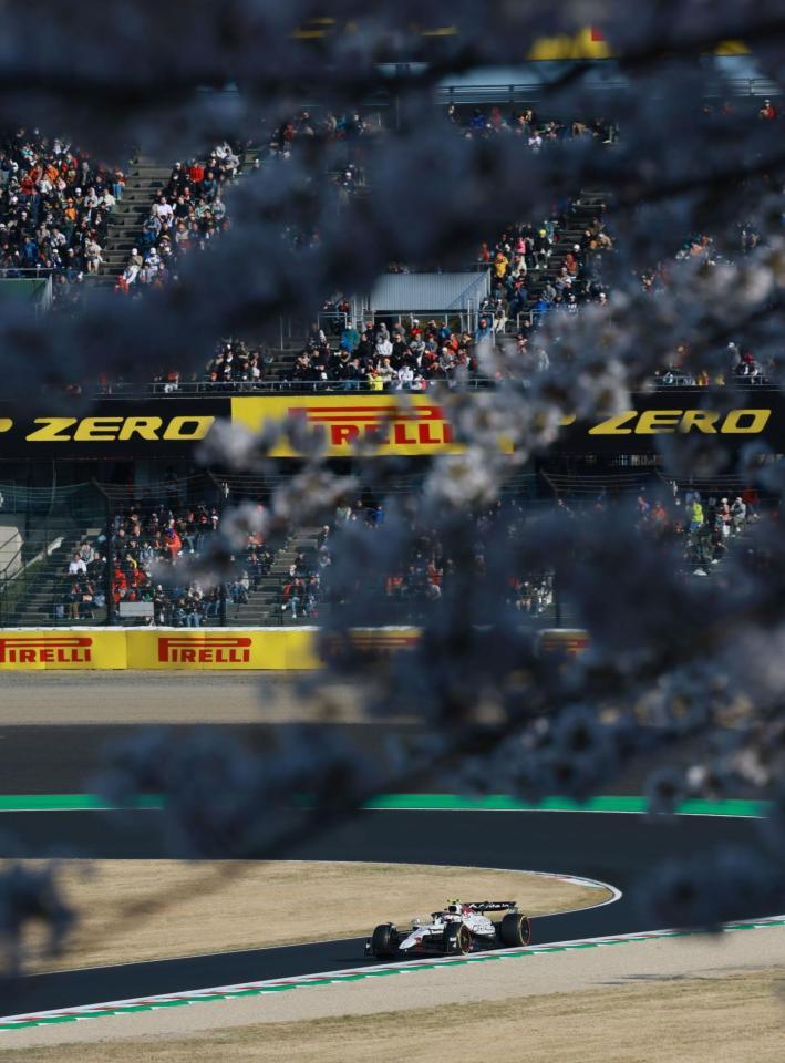 　レッドブル・ホンダの角田裕毅（撮影・神子素慎一）