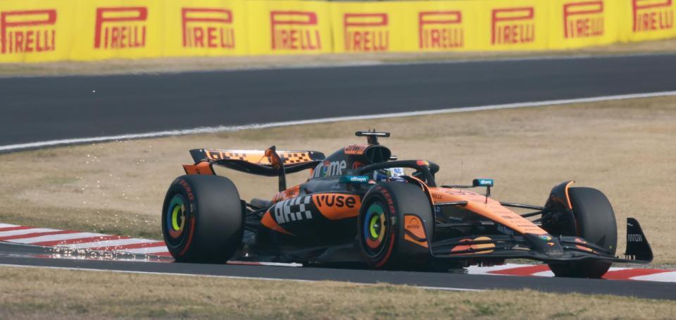 予選３位のマクラーレン・メルセデスのオスカー・ピアストリ（撮影・神子素慎一）