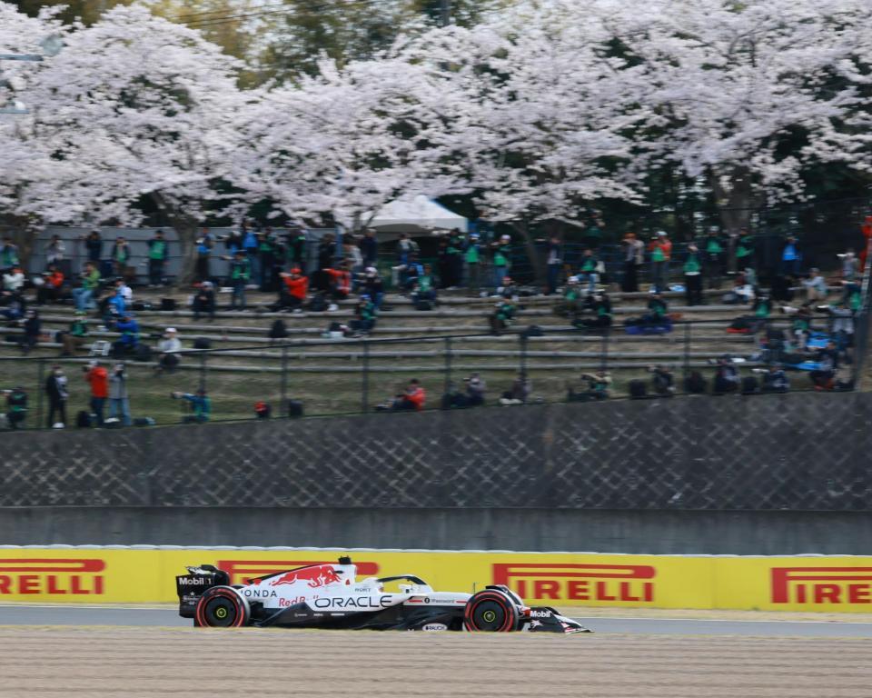 予選１位と好走したレッドブル・ホンダのマックス・フェルスタッペン（撮影・神子素慎一）