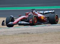 　４位と好走したフェラーリのシャルル・ルクレール（撮影・神子素慎一）