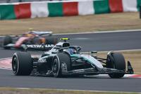 　６位と好走したメルセデスのキミ・アントネッリ（１２）＝撮影・神子素慎一