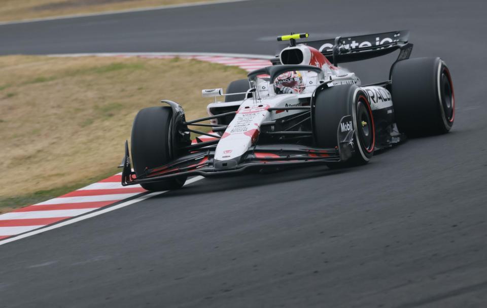 　好走を見せたレッドブル・ホンダの角田裕毅（撮影・神子素慎一）
