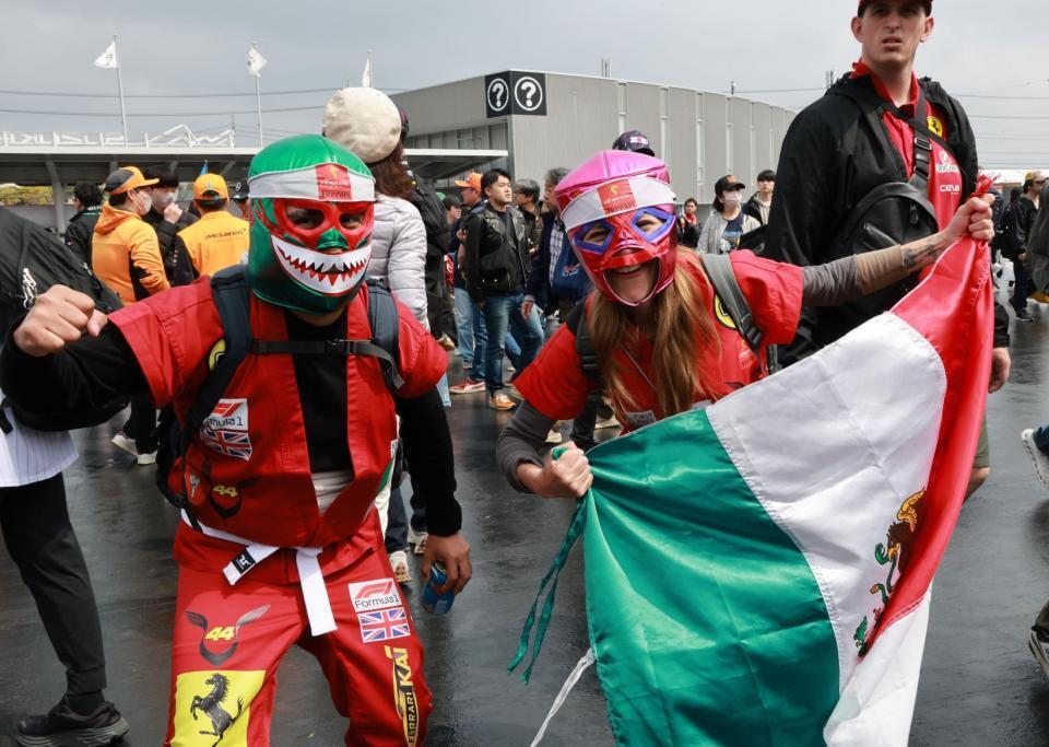 　グランプリを楽しむファン（撮影・神子素慎一）