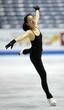 　公式練習で調整する浅田真央